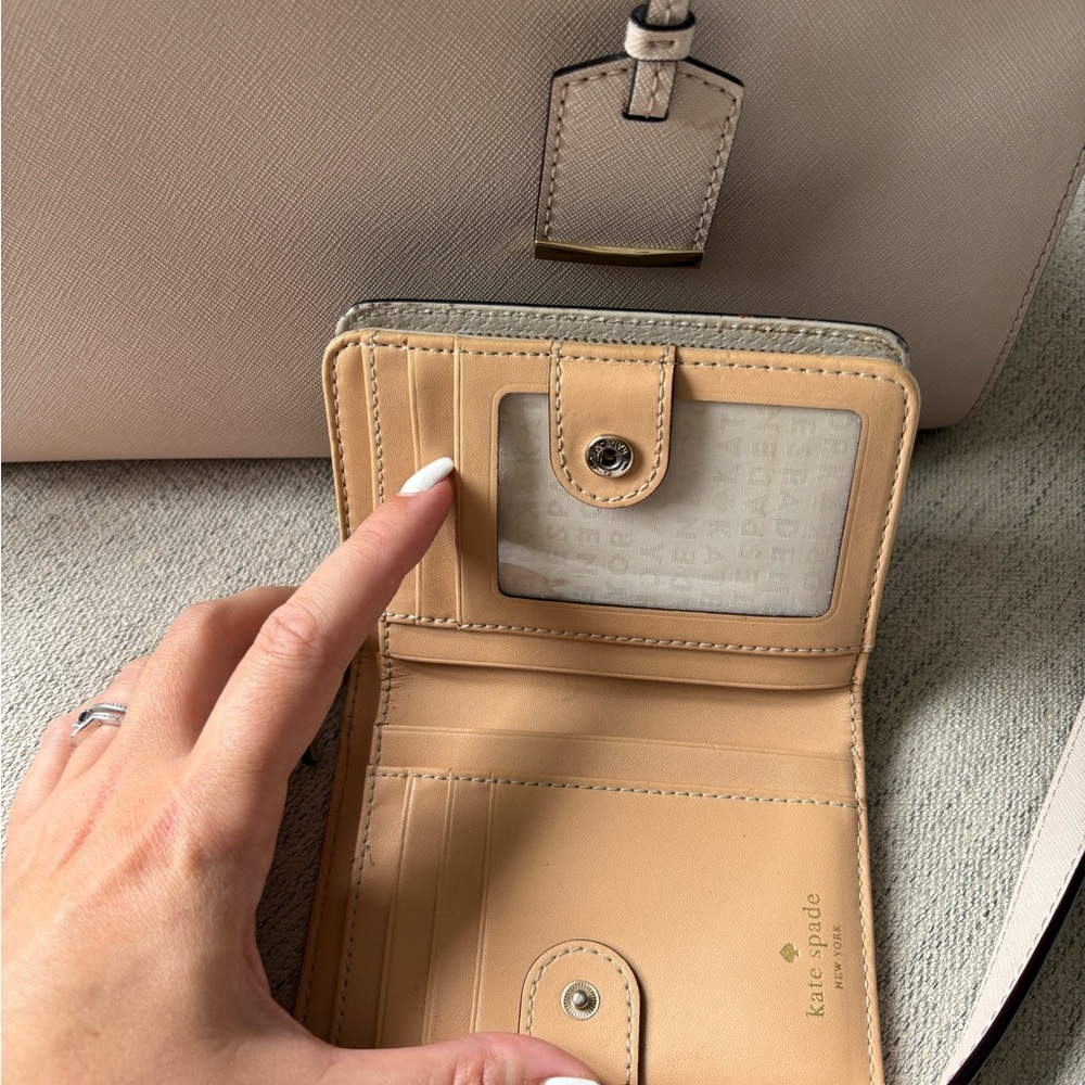 Kate Spade Taupe Candace Cameron Street Bag + Wallet - Picture 6 of 7